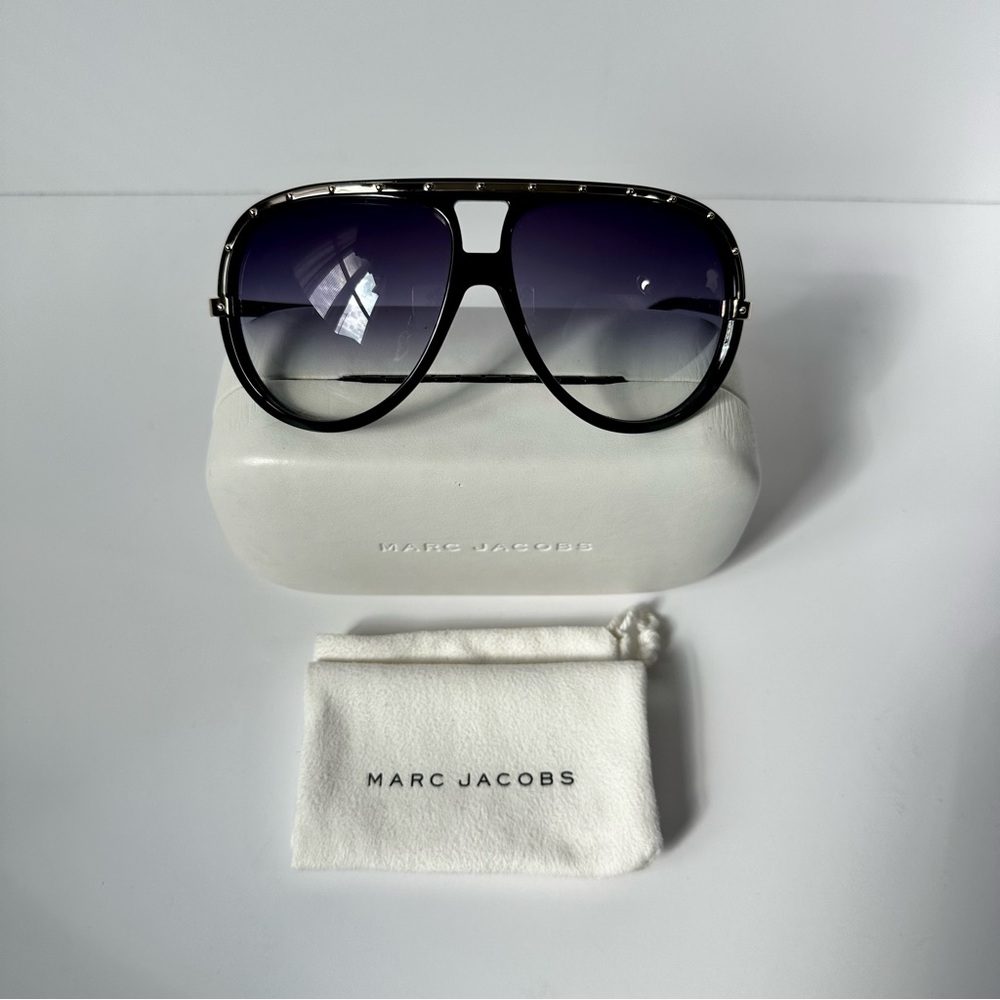 Marc by Marc Jacobs MJ098/S Sunglasses Black Purple Gradient Lens 28AZ 62 13 120